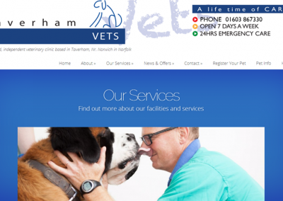 Taverham Vets Website