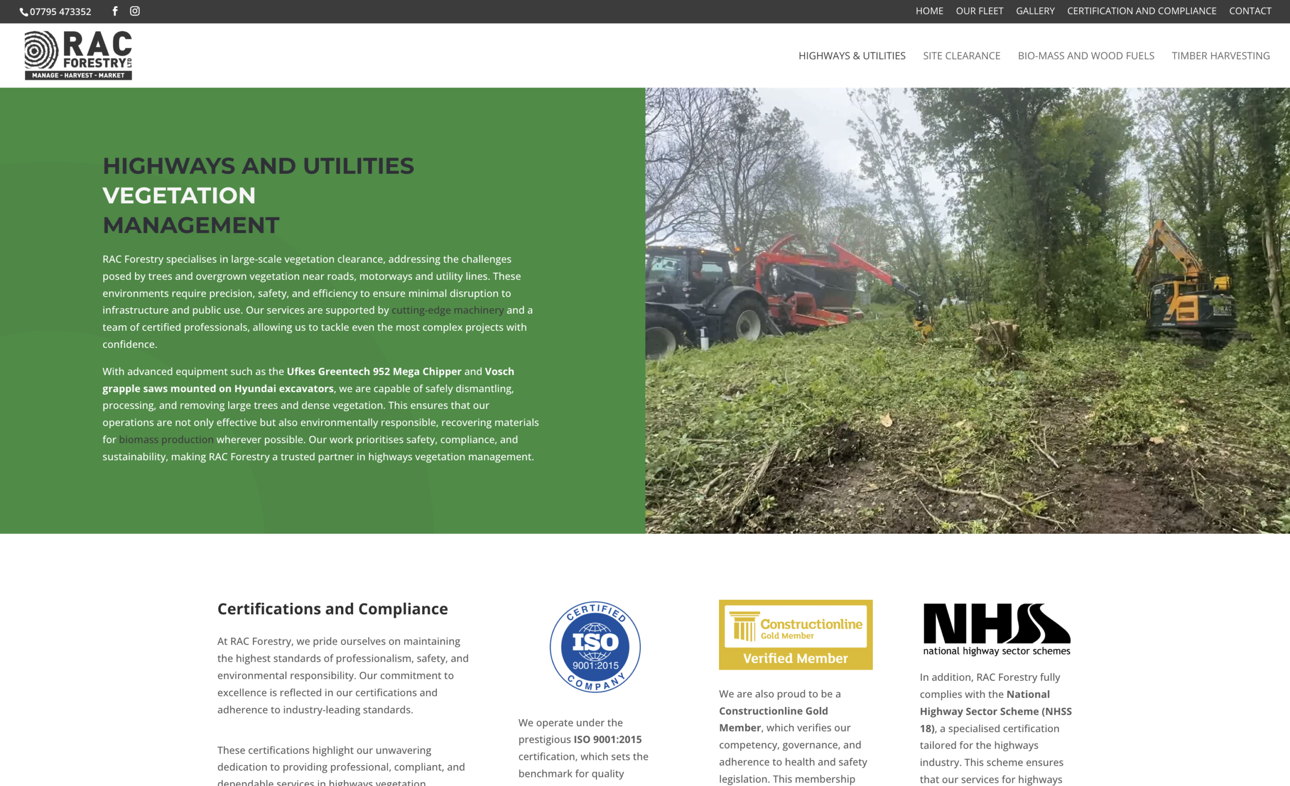 Timber harvesting website