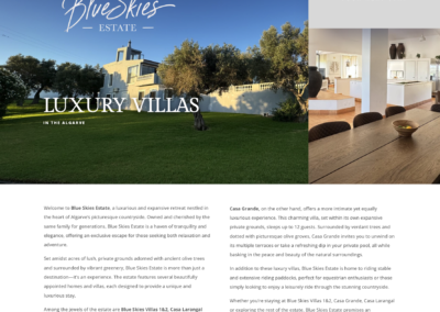 Blue Skies Estate