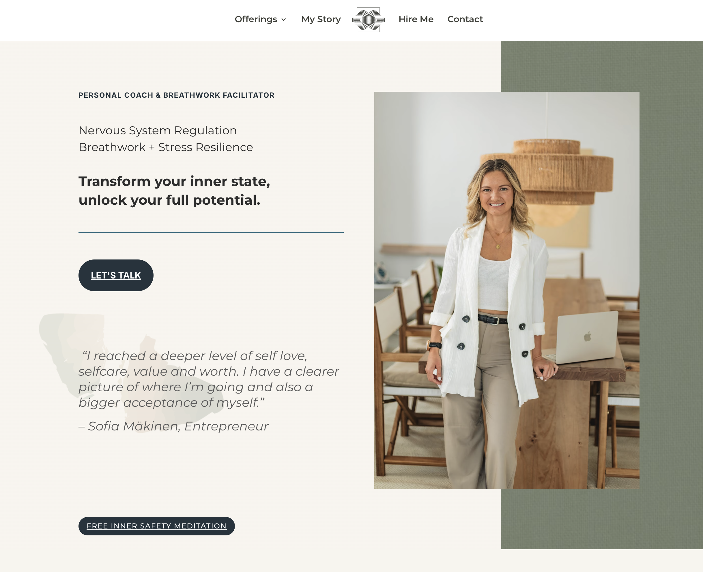 Breathwork Coach Website